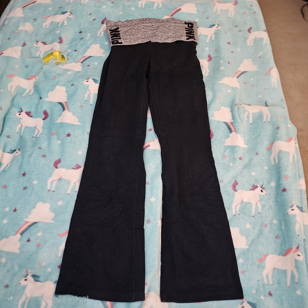 PINK Victoria's Secret Y2K Flare Bottoms Medium Bk